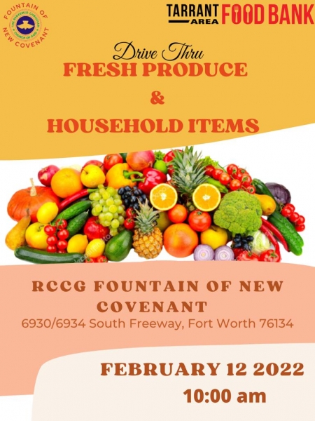 Free Fresh Food Produce & Household Items 