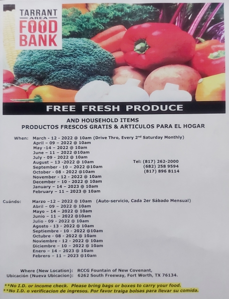 Free Fresh Produce & Household Items